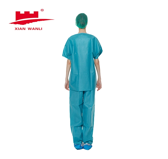 SMS Waterproof Nurse Scrub Suits Disposable for Hospital