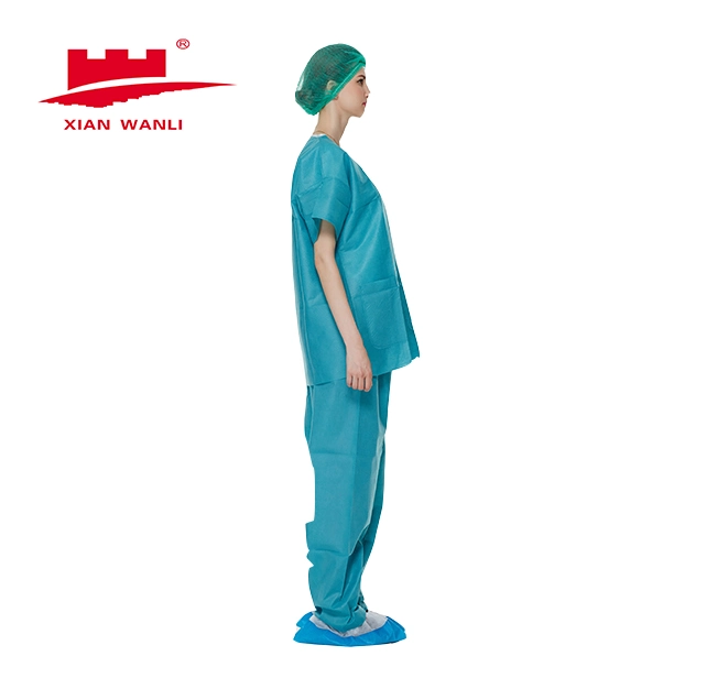 SMS Waterproof Nurse Scrub Suits Disposable for Hospital